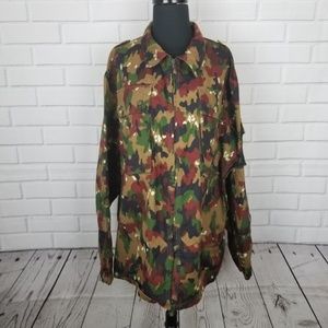 Oversized Camo Cargo Jacket